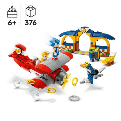 LEGO Sonice the Hedgehog Tails‘ Tornadoflieger mit Werkstatt