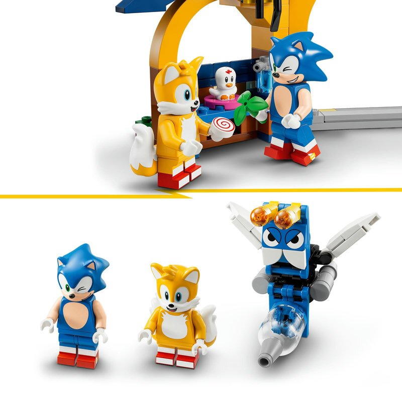 LEGO Sonice the Hedgehog Tails‘ Tornadoflieger mit Werkstatt