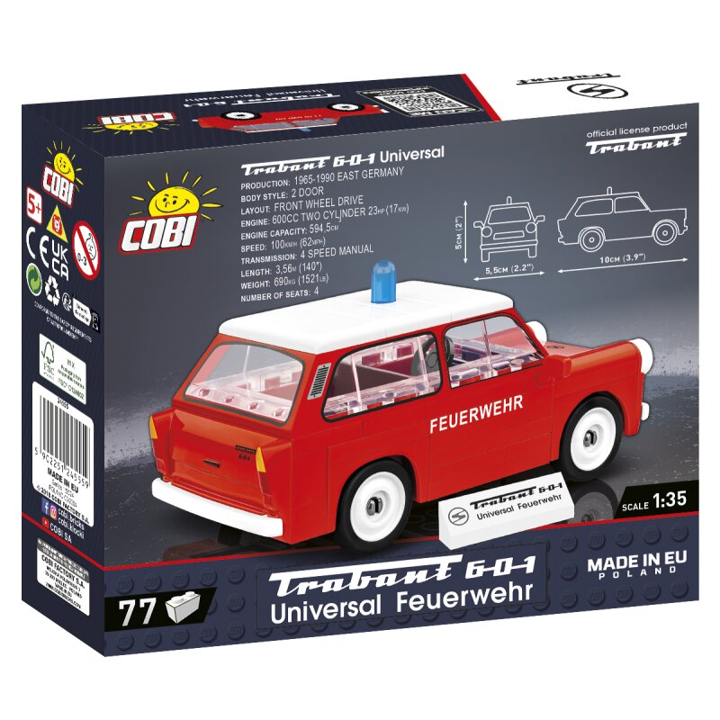 COBI Fahrzeuge Trabant 601 Universal Feuerwehr