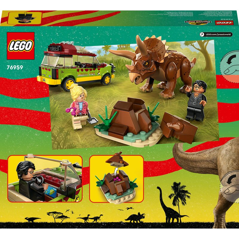 LEGO Jurassic World Triceratops-Forschung