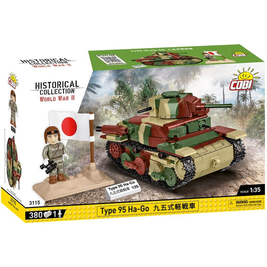 COBI Historical Collection WWll TYPE 95 HA-GO JAPANISE TANK