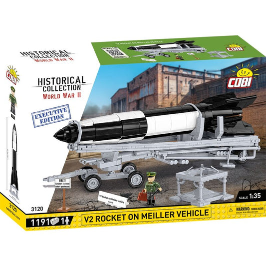 COBI Historical Collection WWll V2 Rocket on Meiller Vehicle - Executive Edition