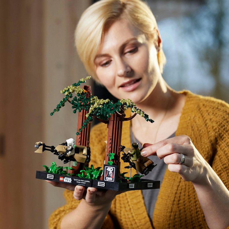 LEGO Disney Verfolgungsjagd auf Endor Diorama