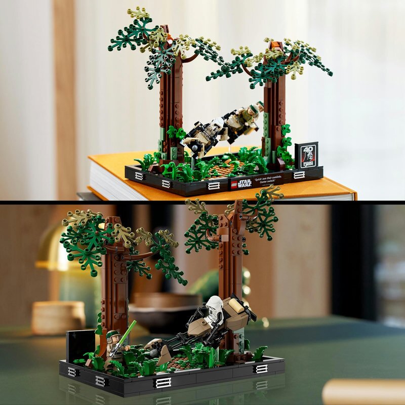 LEGO Disney Verfolgungsjagd auf Endor Diorama