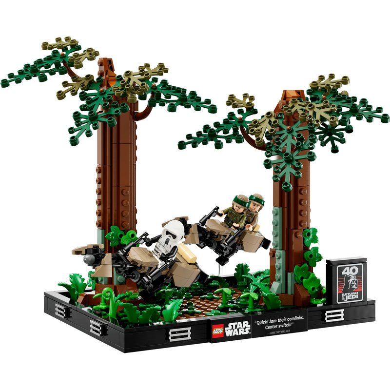 LEGO Disney Verfolgungsjagd auf Endor Diorama