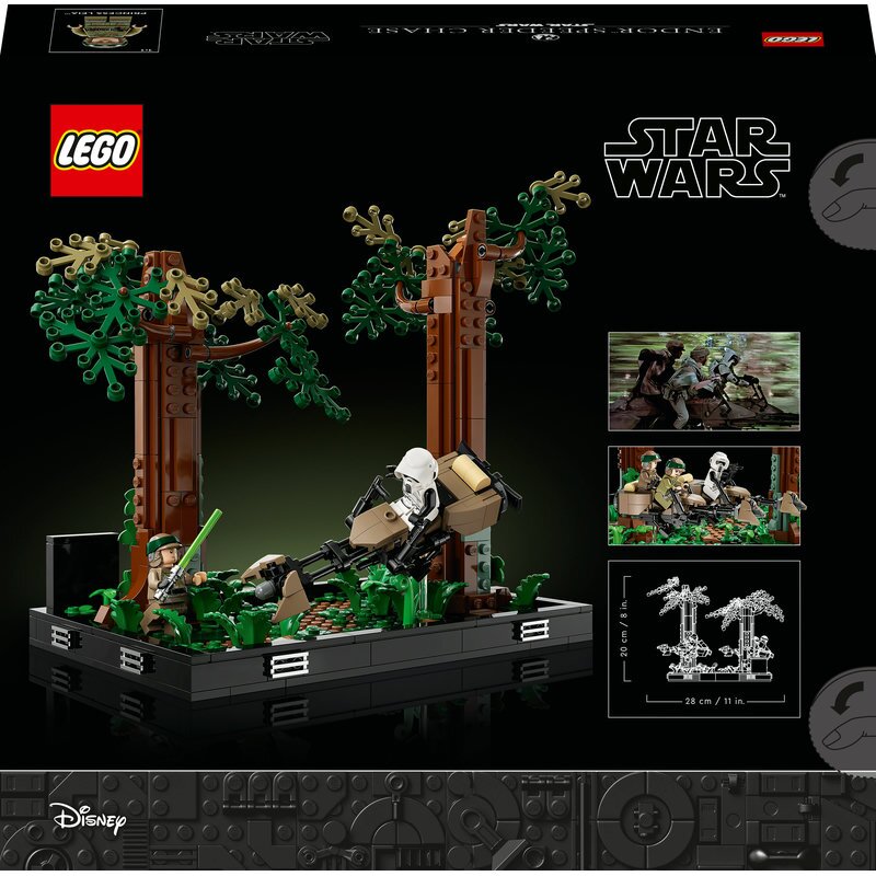 LEGO Disney Verfolgungsjagd auf Endor Diorama