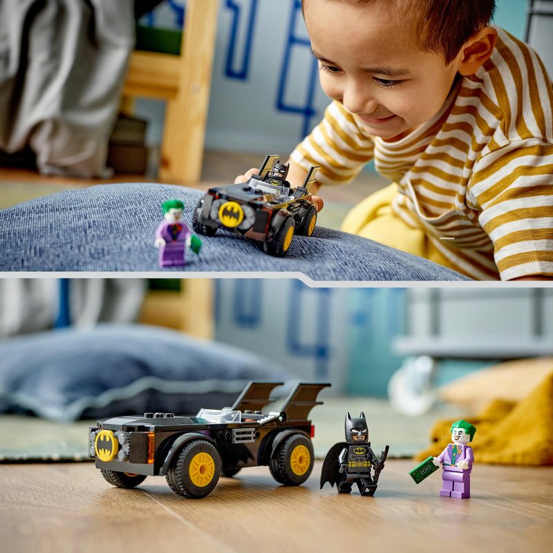 LEGO Marvel Verfolgungsjagd im Batmobile: Batman vs. Joker