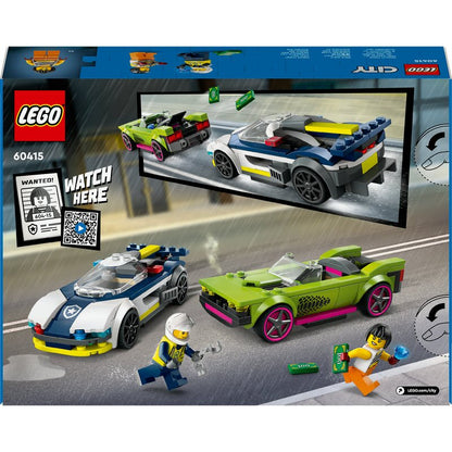 LEGO City Verfolgungsjagd mit Polizeiauto und Muscle Car