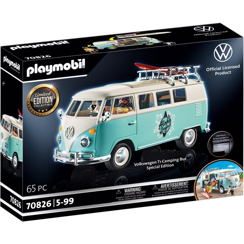 Playmobil Fahrzeuge Volkswagen T1 Camping Bus - Special Edition