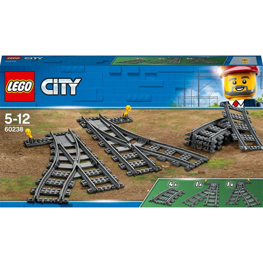 LEGO City Zug Weichen