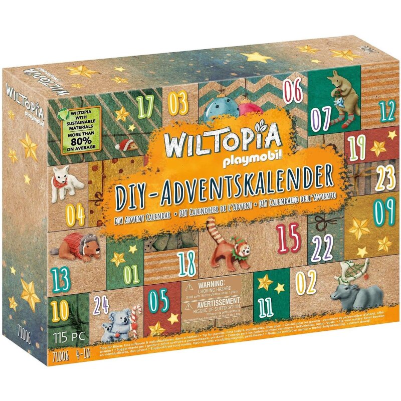 Playmobil Wiltopia DIY Adventskalender: Tierische Weltreise